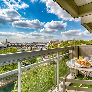 Beautiful Panoramic Terraced In Appartement Paris